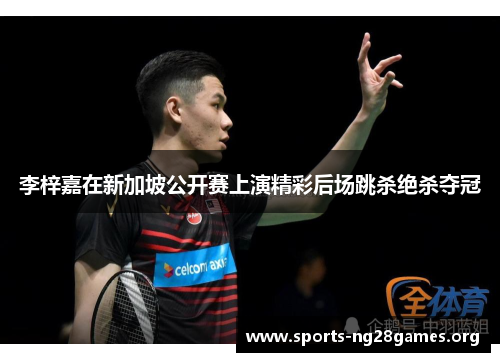 李梓嘉在新加坡公开赛上演精彩后场跳杀绝杀夺冠